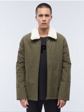 A.P.C Mens Olive Ottowa Jacket